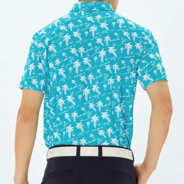 アンパスィ and per se　メンズ ソルケアプリンテッド 半袖 スキッパー ポロシャツ AMS9685X9　2025年モデル 詳細5