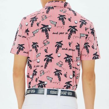 アンパスィ and per se　メンズ ソルケアプリンテッド 半袖 ポロシャツ AMS9725X4　2025年モデル 詳細5