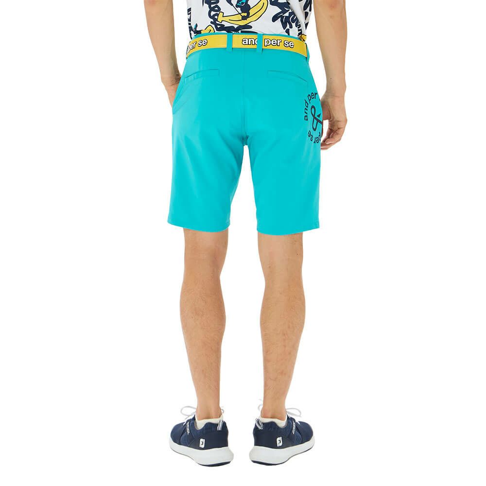 アンパスィ and per se　メンズ スイングドライWクロス ハーフパンツ AMS5515E4　2025年モデル 詳細6