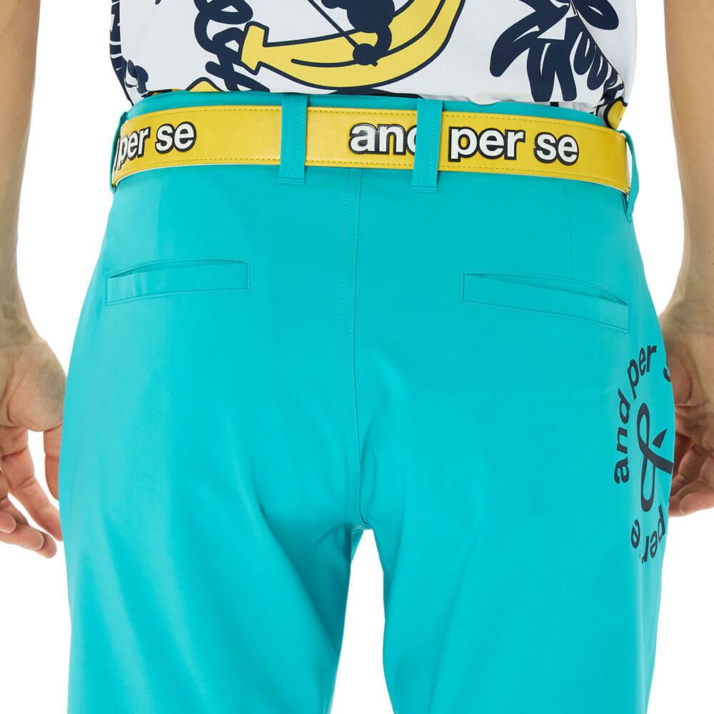 アンパスィ and per se　メンズ スイングドライWクロス ハーフパンツ AMS5515E4　2025年モデル 詳細9
