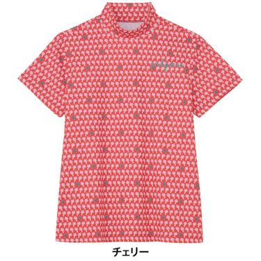 アンパスィ and per se　レディース スイングドライプリンテッド 半袖 モックネックシャツ AFS9555X1　2025年モデル 詳細10