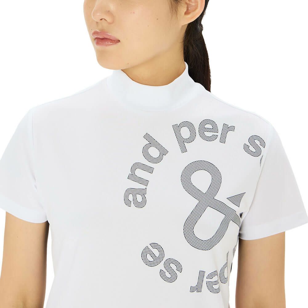 アンパスィ and per se　レディース ソルケア 半袖 モックネックシャツ AFS9565V9　2025年モデル 詳細6