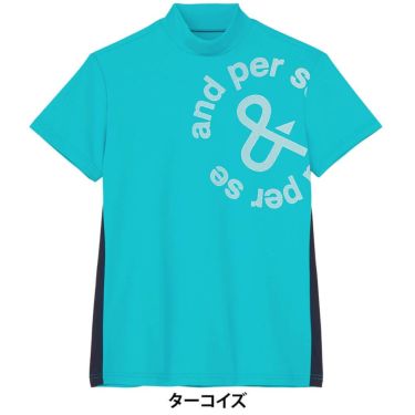 アンパスィ and per se　レディース ソルケア 半袖 モックネックシャツ AFS9565V9　2025年モデル 詳細10