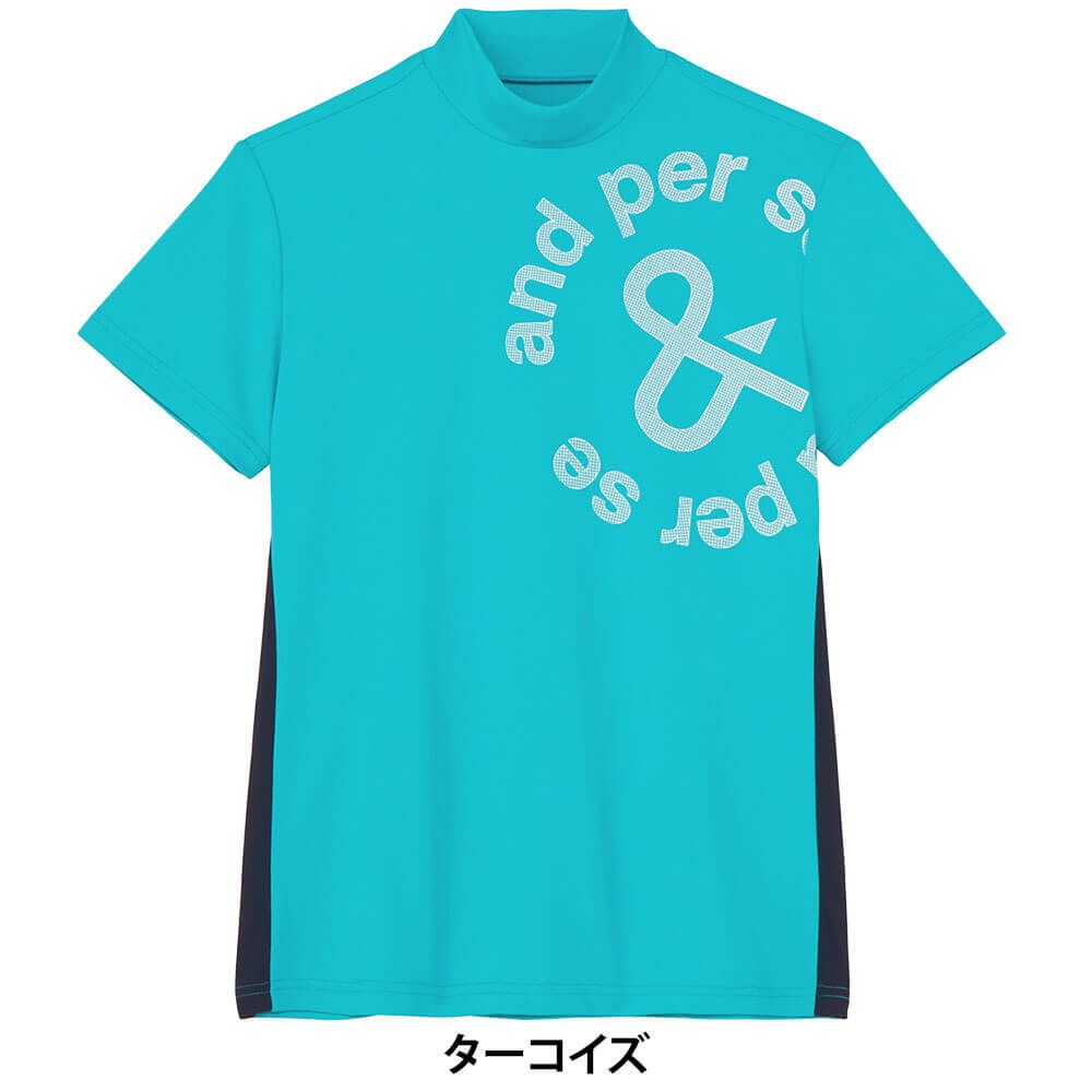 アンパスィ and per se　レディース ソルケア 半袖 モックネックシャツ AFS9565V9　2025年モデル 詳細10