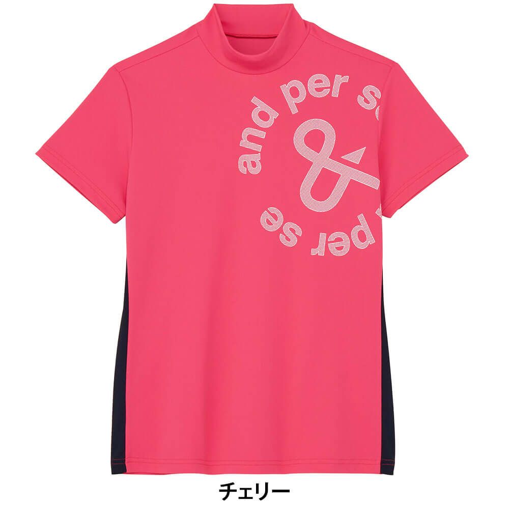 アンパスィ and per se　レディース ソルケア 半袖 モックネックシャツ AFS9565V9　2025年モデル 詳細11