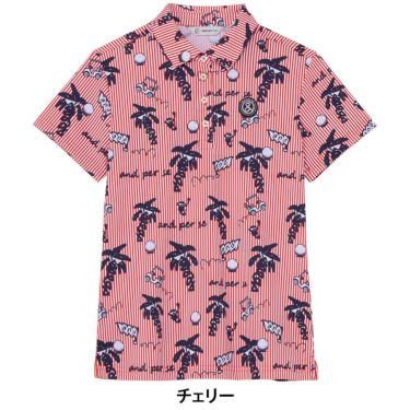 アンパスィ and per se　レディース ソルケアプリンテッド 半袖 ポロシャツ AFS9685X4　2025年モデル 詳細4