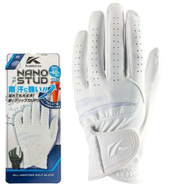 キャスコ　メンズ NANO STUD ナノスタッド ゴルフグローブ SF-2518 WH ホワイト　2025年モデル ホワイト