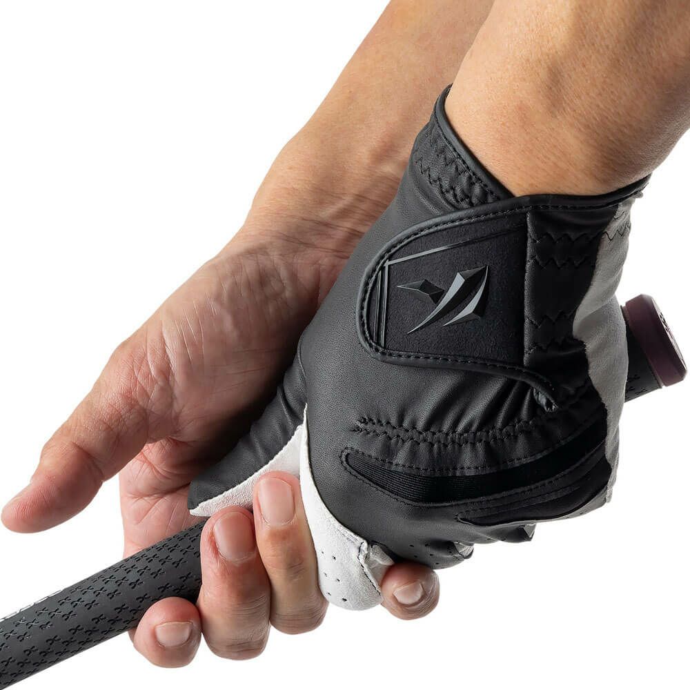 キャスコ　メンズ NANO STUD ナノスタッド ゴルフグローブ SF-2518 BK/WH ブラック/ホワイト　2025年モデル　詳細2