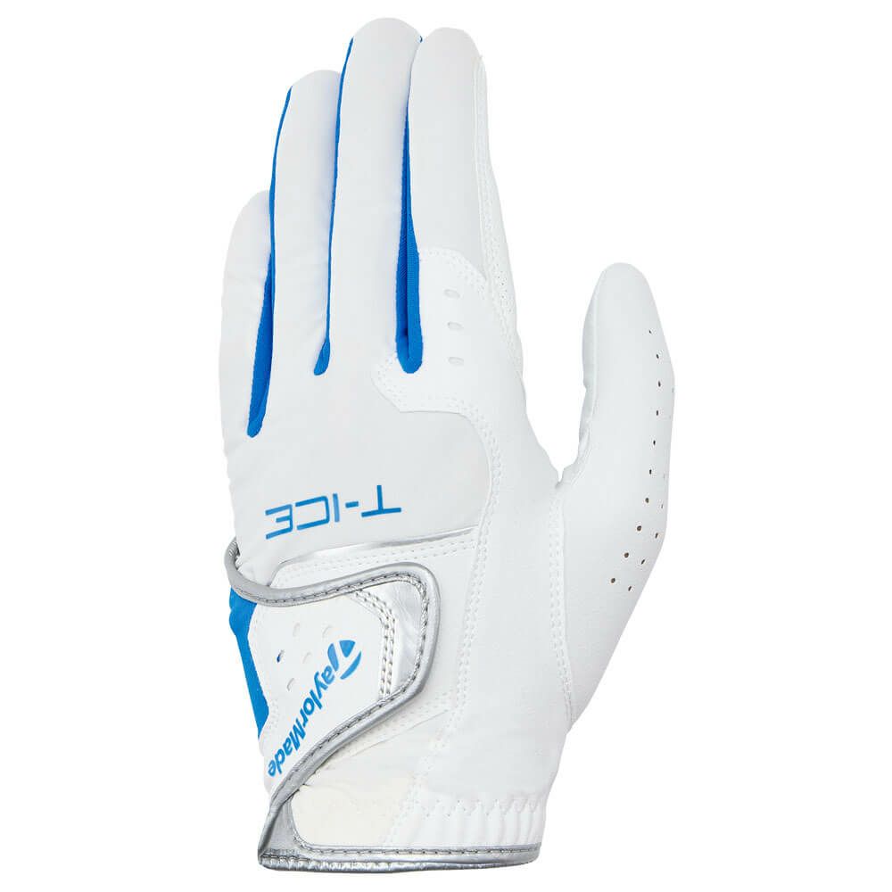 テーラーメイド　T-ICE Tアイス 3.0 メンズ ゴルフグローブ UN804 M13736 ホワイト/ブルー　2025年モデル 詳細1