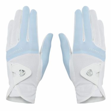 テーラーメイド　T-ICE LADY PAIR Tアイス 3.0 ペア 両手用 レディース ゴルフグローブ UN808 M13747 ホワイト/ライトブルー　2025年モデル 詳細1
