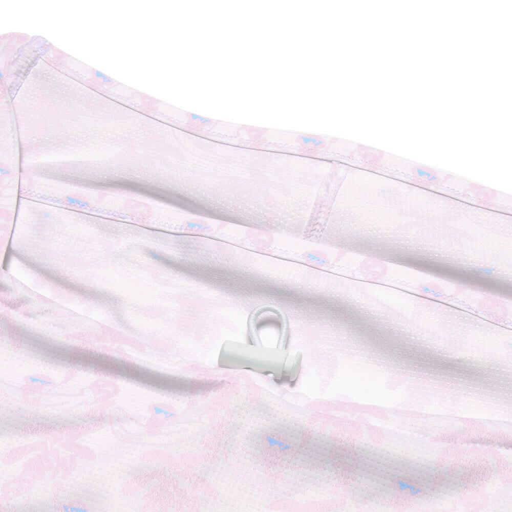 アンパスィ and per se　レディース フェイスカバー AFS8905 14 ホワイト×レッド　2025年モデル 詳細3