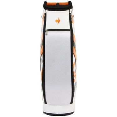 ルコック Le coq sportif　メンズ グラフィックデザイン 軽量 キャディバッグ LG5SCB04M WO ホワイト×オレンジ　2025年モデル 詳細4