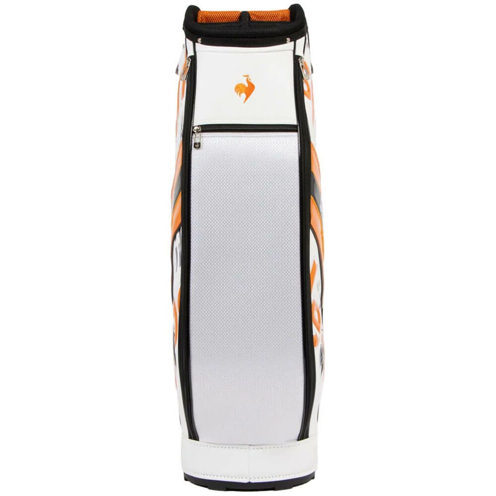 ルコック Le coq sportif　メンズ グラフィックデザイン 軽量 キャディバッグ LG5SCB04M WO ホワイト×オレンジ　2025年モデル 詳細4