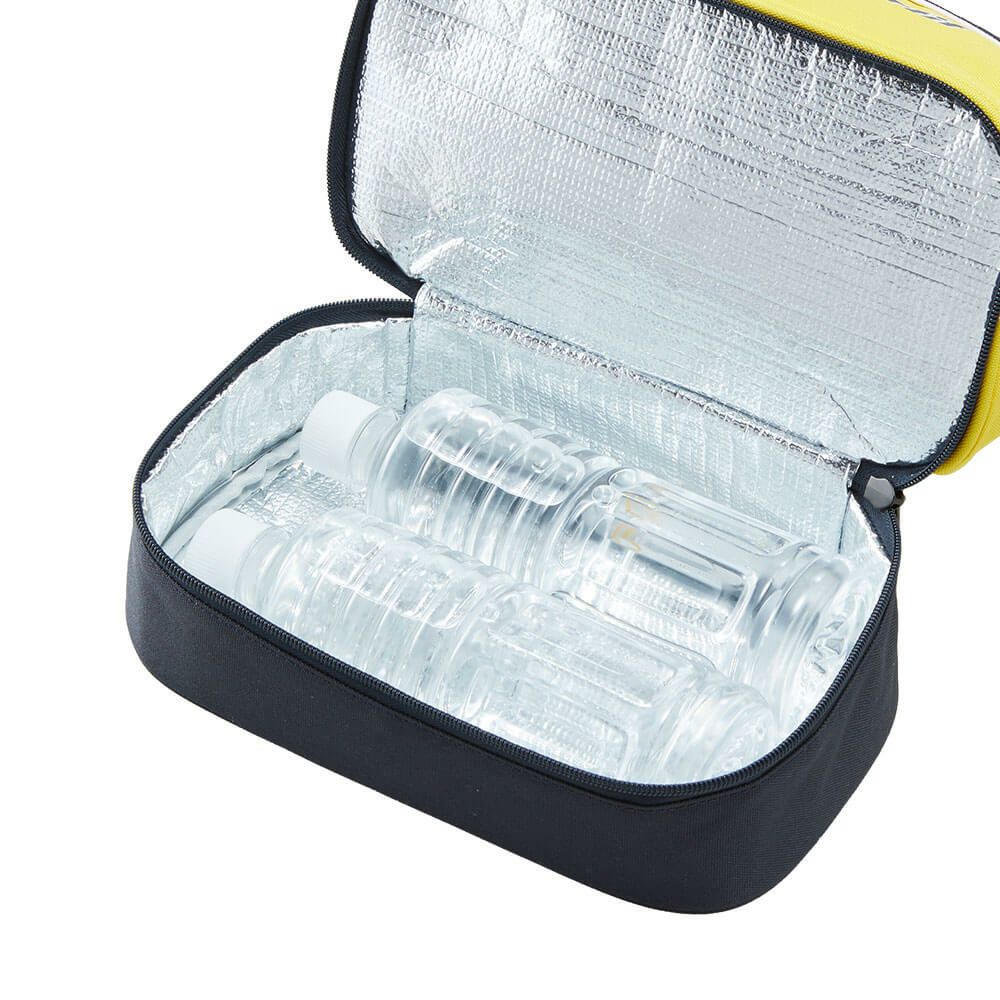 ルコック Le coq sportif　メンズ 保冷機能付き 二層式 カートポーチ LG5STT40M YL イエロー　2025年モデル 詳細2