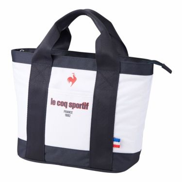 ルコック Le coq sportif　メンズ 保冷機能付きミニトート型カートポーチ LG5STT41M WH ホワイト　2025年モデル
