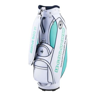 ルコック Le coq sportif　レディース スポーティデザイン キャディバッグ LG5SCB01L WH ホワイト　2025年モデル