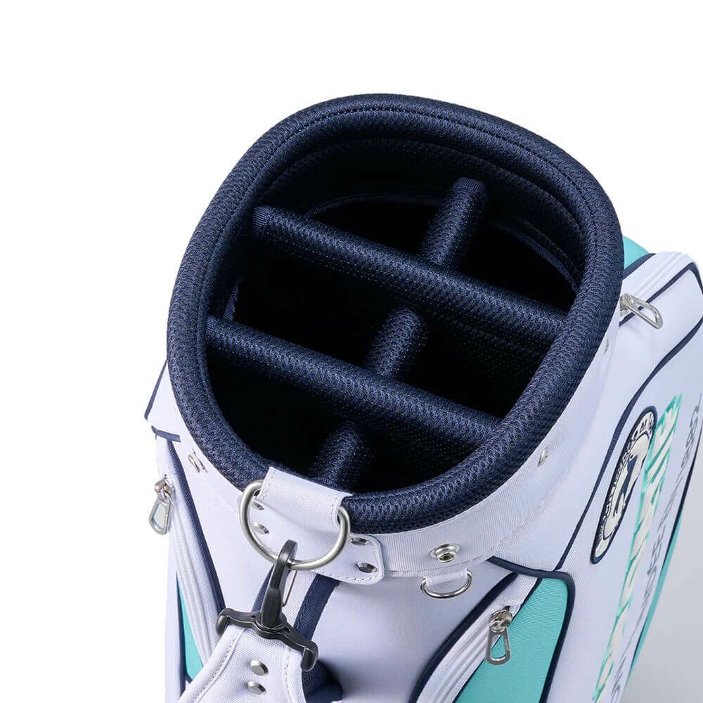 ルコック Le coq sportif　レディース スポーティデザイン キャディバッグ LG5SCB01L WH ホワイト　2025年モデル 詳細4