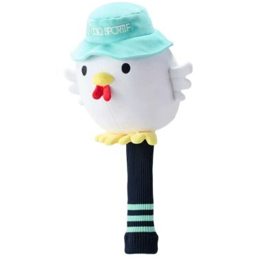 ルコック Le coq sportif　レディース ニワトリ ドライバー用 ヘッドカバー LG5SHC00L EM エメラルド　2025年モデル 詳細2