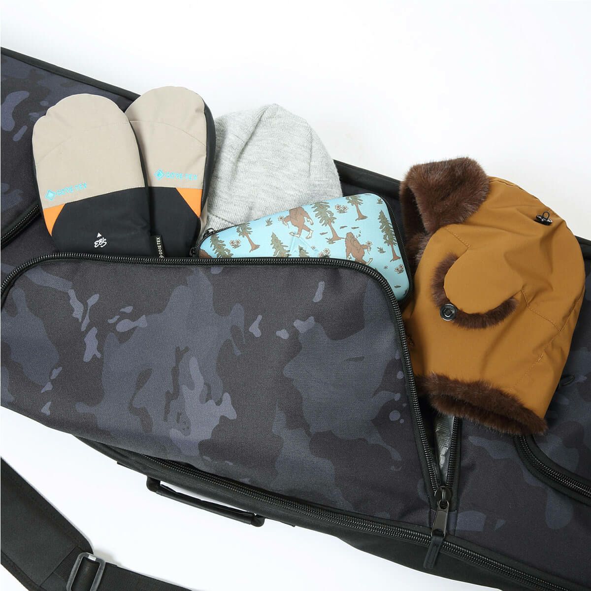 エビス eb's　THE ONE ザ ワン BLACK　スキー スノーボードケース 2025-2026 詳細5