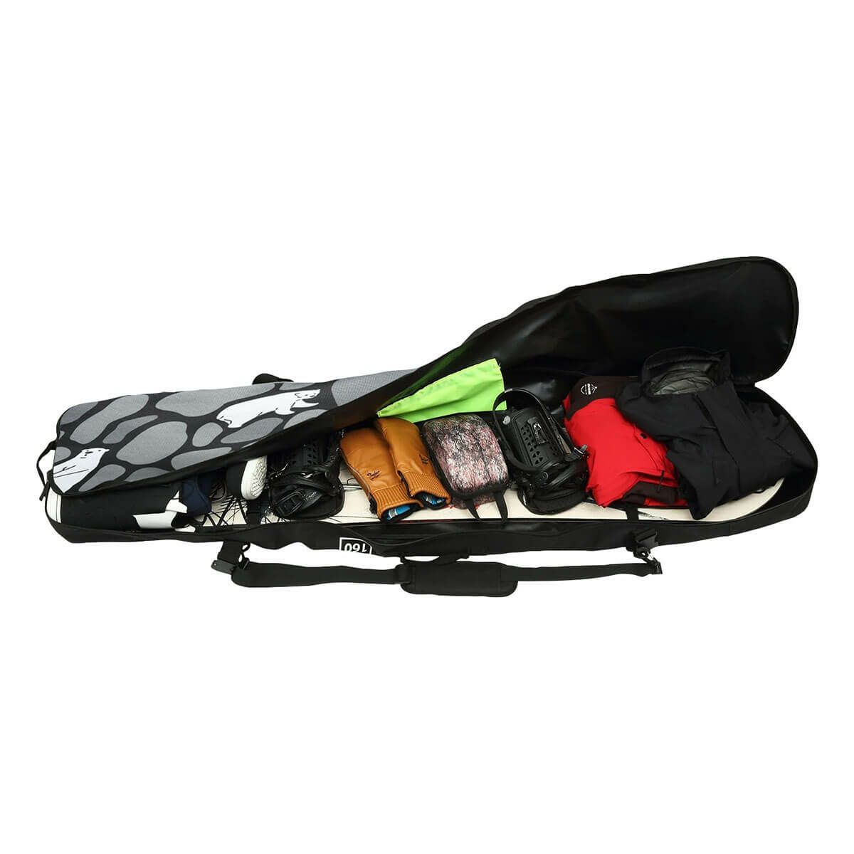エビス eb's　BOARD PACK ボードパック KUMAFLAGE　スキー スノーボードケース 2025-2026 詳細3