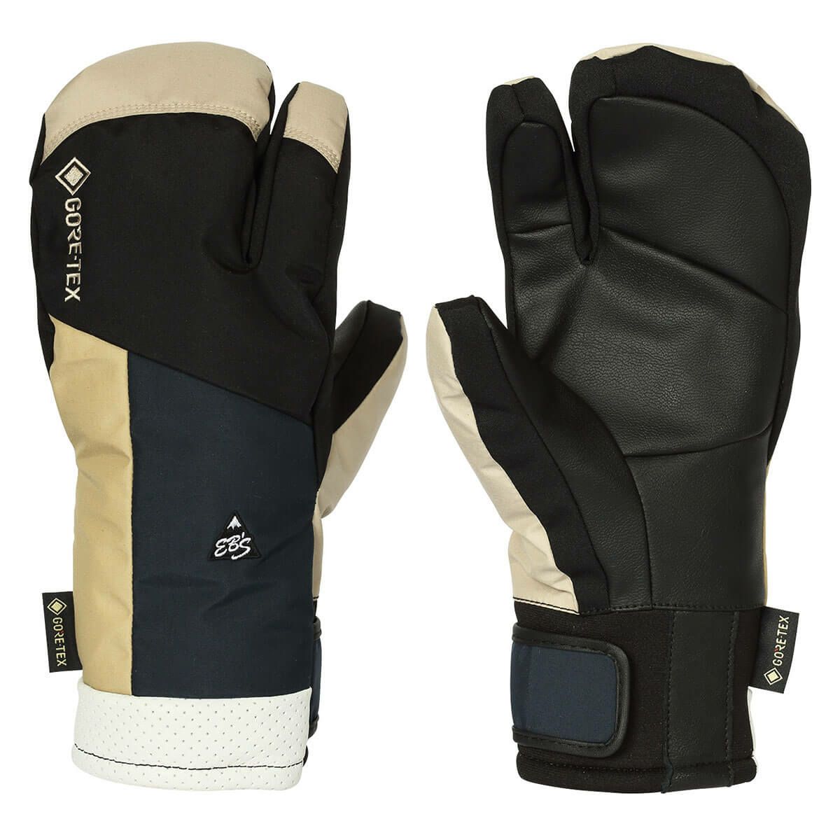 エビス eb's　GAME CHANGER TRIGGER ゲームチェンジャートリガー BEIGE/BK　GORE-TEX ゴアテックス スキーグローブ 2025-2026 詳細2