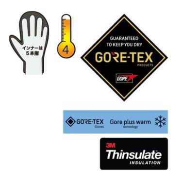 エビス eb's　GAME CHANGER TRIGGER ゲームチェンジャートリガー BLACK　GORE-TEX ゴアテックス スキーグローブ 2025-2026 詳細8