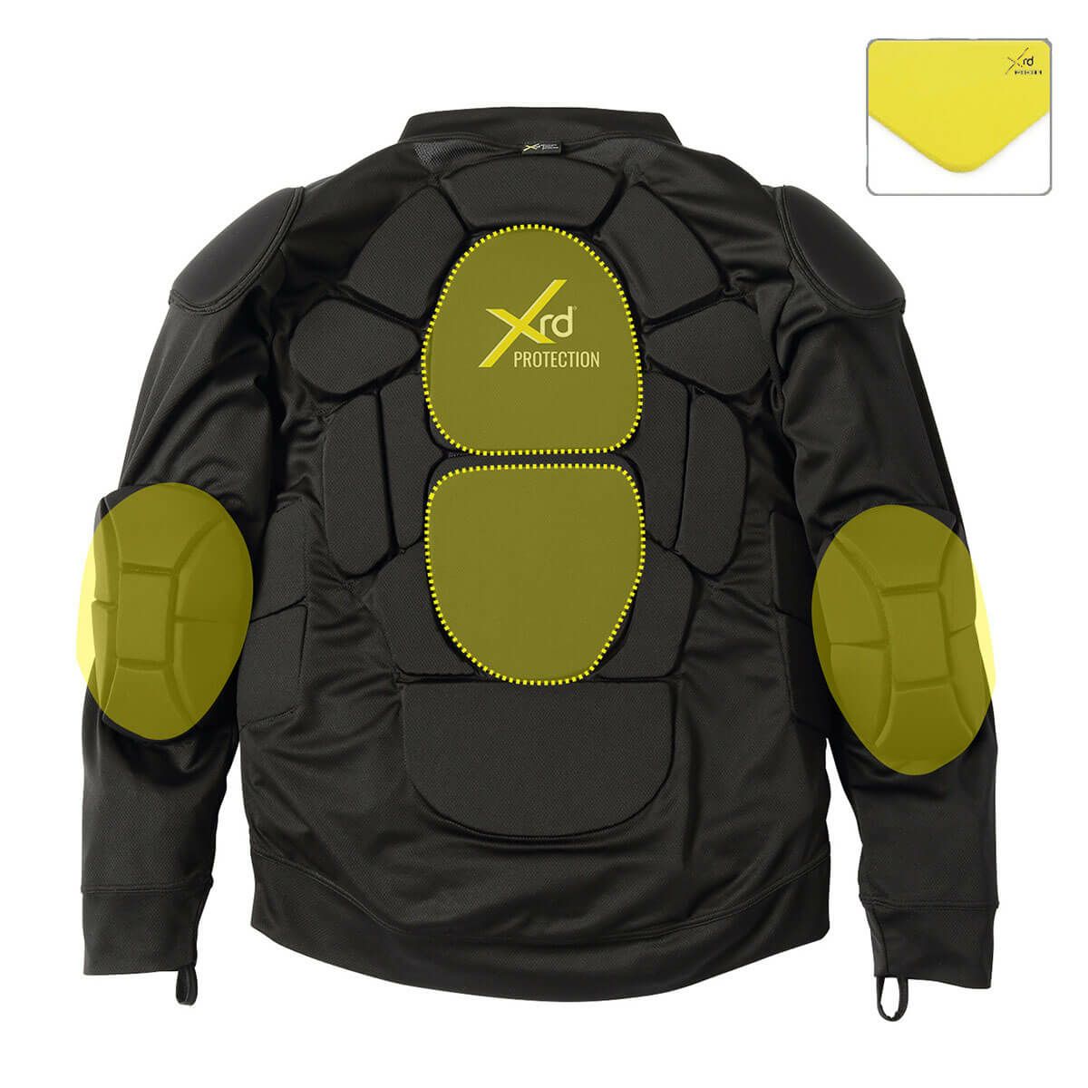 エビス eb's　ボディパッドXRD BLACK　スキー スノーボードプロテクター 2025-2026 詳細3