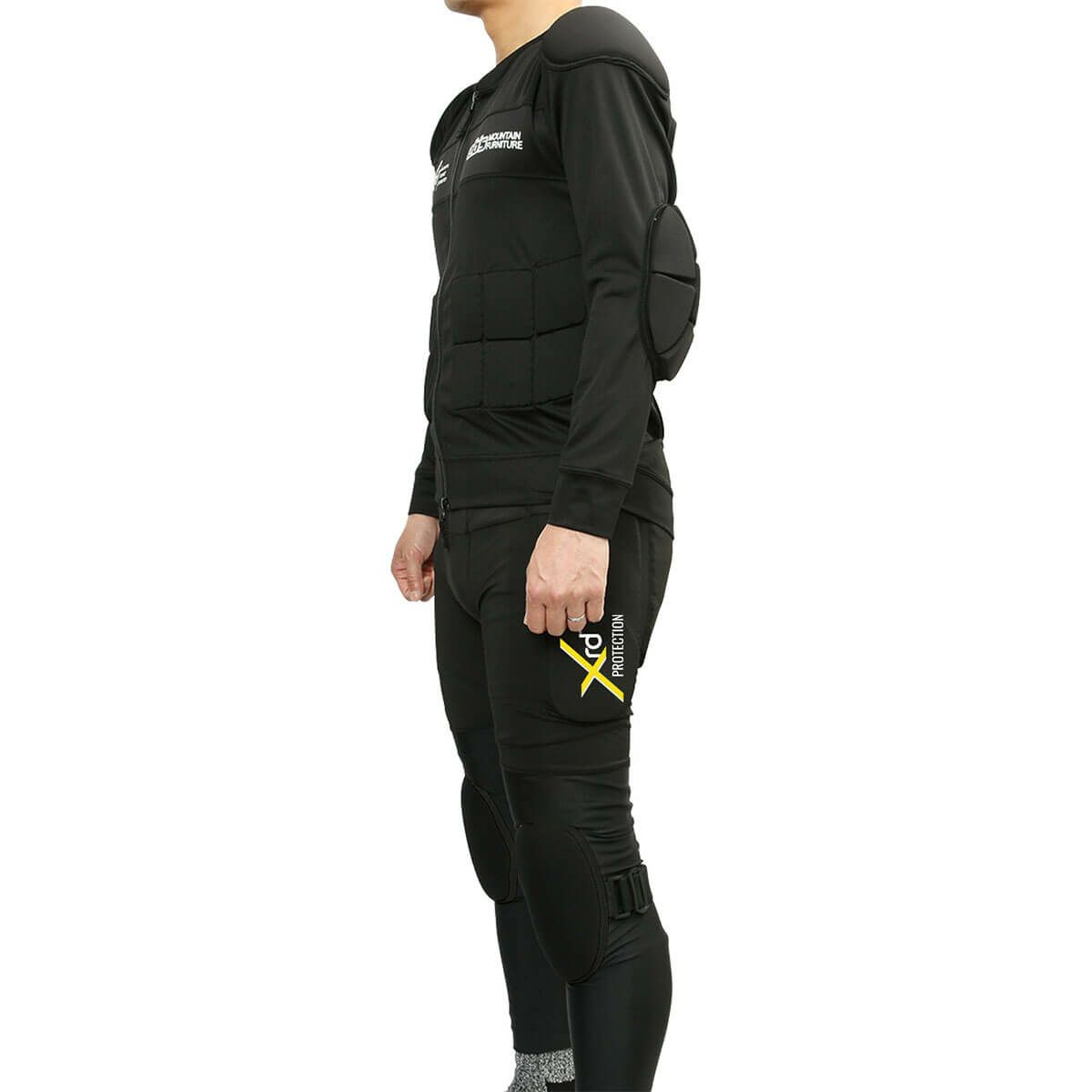 エビス eb's　ボディパッドXRD BLACK　スキー スノーボードプロテクター 2025-2026 詳細11