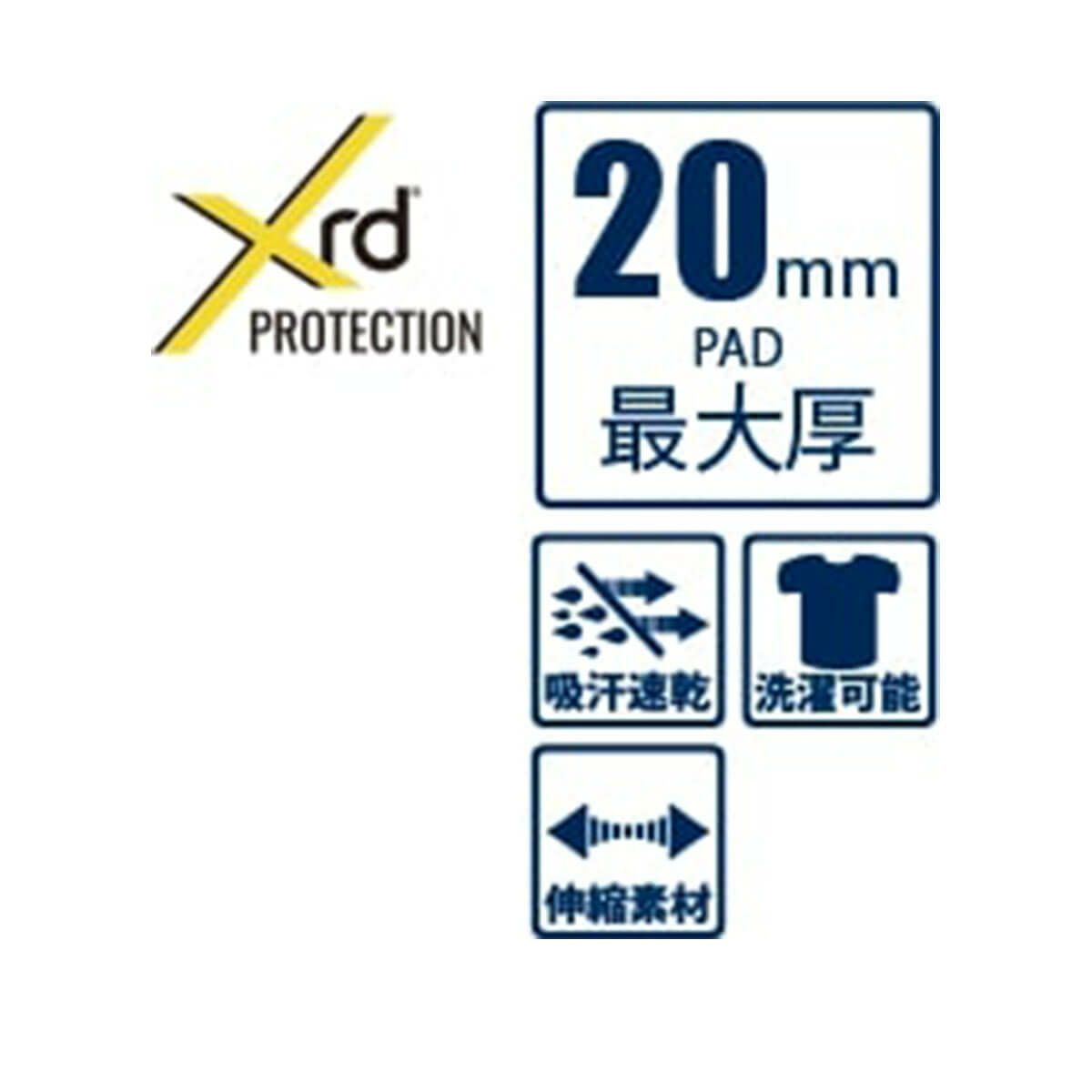 エビス eb's　チョッキパッドXRD BLACK　スキー スノーボードプロテクター 2025-2026 詳細9