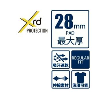 エビス eb's　ヒッププロテクトXRD BLACK　スキー スノーボードプロテクター 2025-2026 詳細12