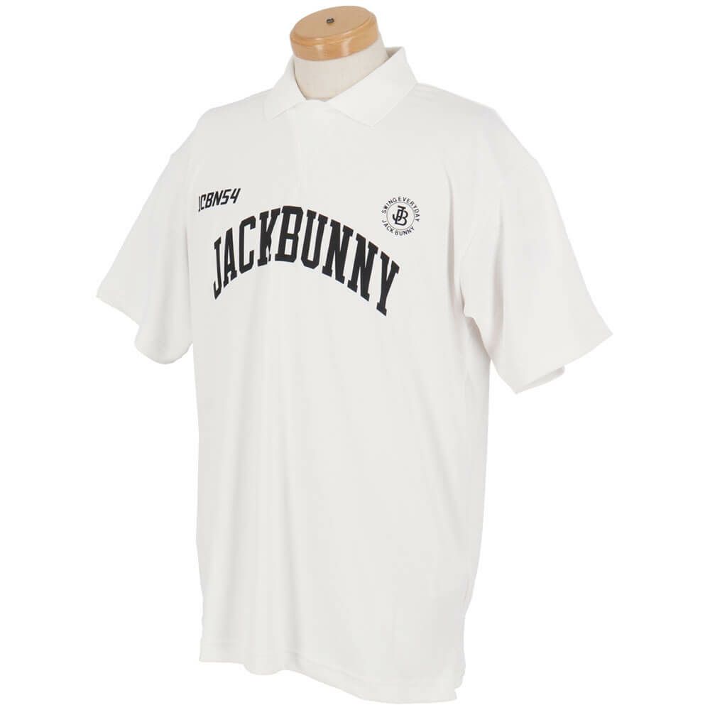 ジャックバニー Jack Bunny!!　メンズ ロゴプリント メッシュダブルフェイス 半袖 ポロシャツ 262-5160523　2025年モデル 詳細7