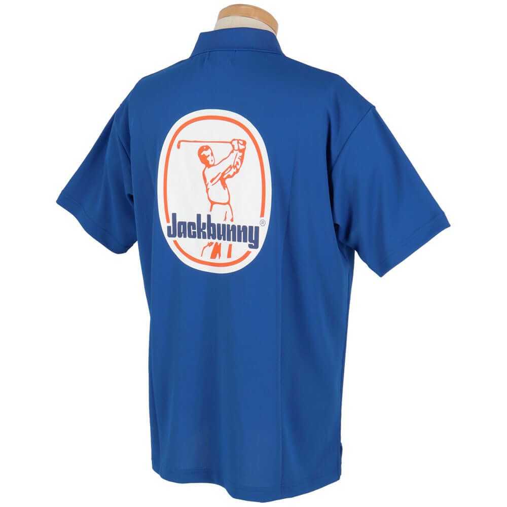 ジャックバニー Jack Bunny!!　メンズ ロゴプリント メッシュダブルフェイス 半袖 ポロシャツ 262-5160523　2025年モデル 詳細9