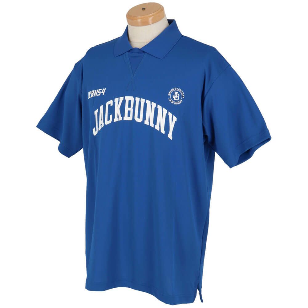 ジャックバニー Jack Bunny!!　メンズ ロゴプリント メッシュダブルフェイス 半袖 ポロシャツ 262-5160523　2025年モデル 詳細10
