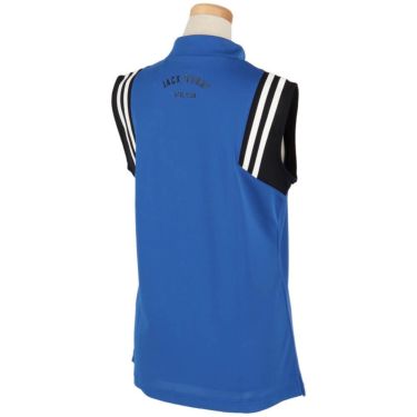 ジャックバニー Jack Bunny!!　レディース ラインデザイン 鹿の子 ノースリーブ モックネックシャツ 263-5167528　2025年モデル 詳細6