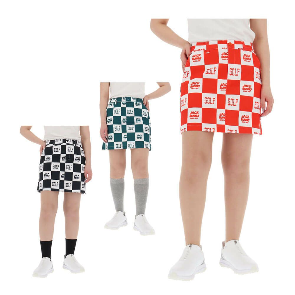 ジャックバニー Jack Bunny!!　レディース オックス ドビー インナーパンツ一体型 スカート 263-5134302　2025年モデル