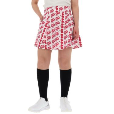 ジャックバニー Jack Bunny!!　レディース フルーツロゴ柄 メッシュ天竺 Dot Air インナーパンツ一体型 フレアー スカート 263-5134512　2025年モデル 詳細4