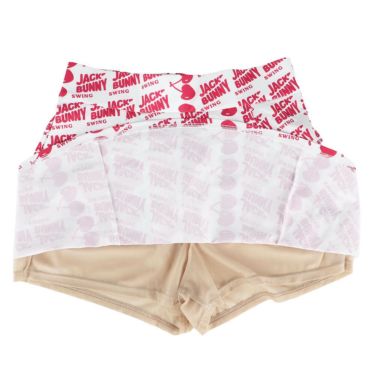 ジャックバニー Jack Bunny!!　レディース フルーツロゴ柄 メッシュ天竺 Dot Air インナーパンツ一体型 フレアー スカート 263-5134512　2025年モデル 詳細6