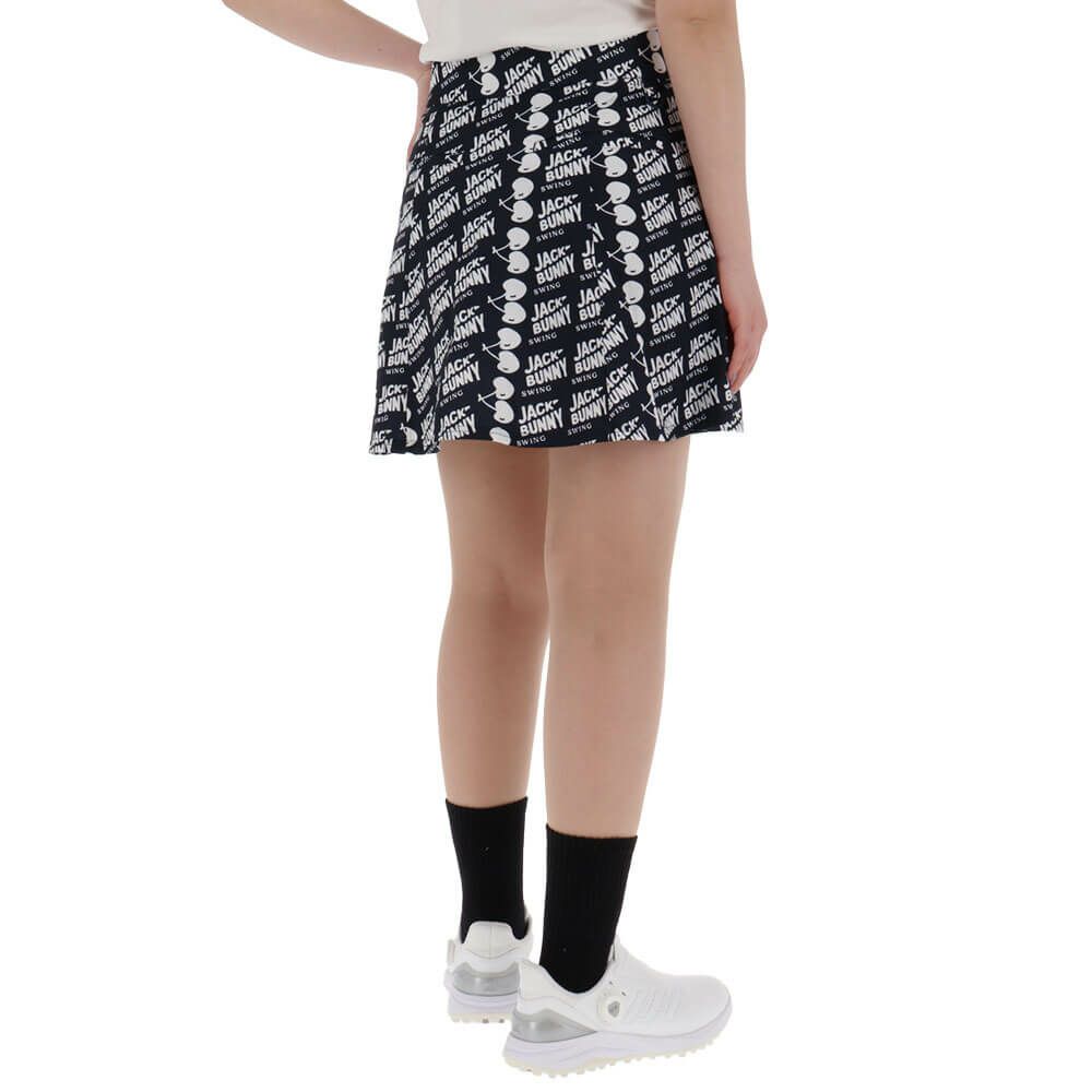 ジャックバニー Jack Bunny!!　レディース フルーツロゴ柄 メッシュ天竺 Dot Air インナーパンツ一体型 フレアー スカート 263-5134512　2025年モデル 詳細8