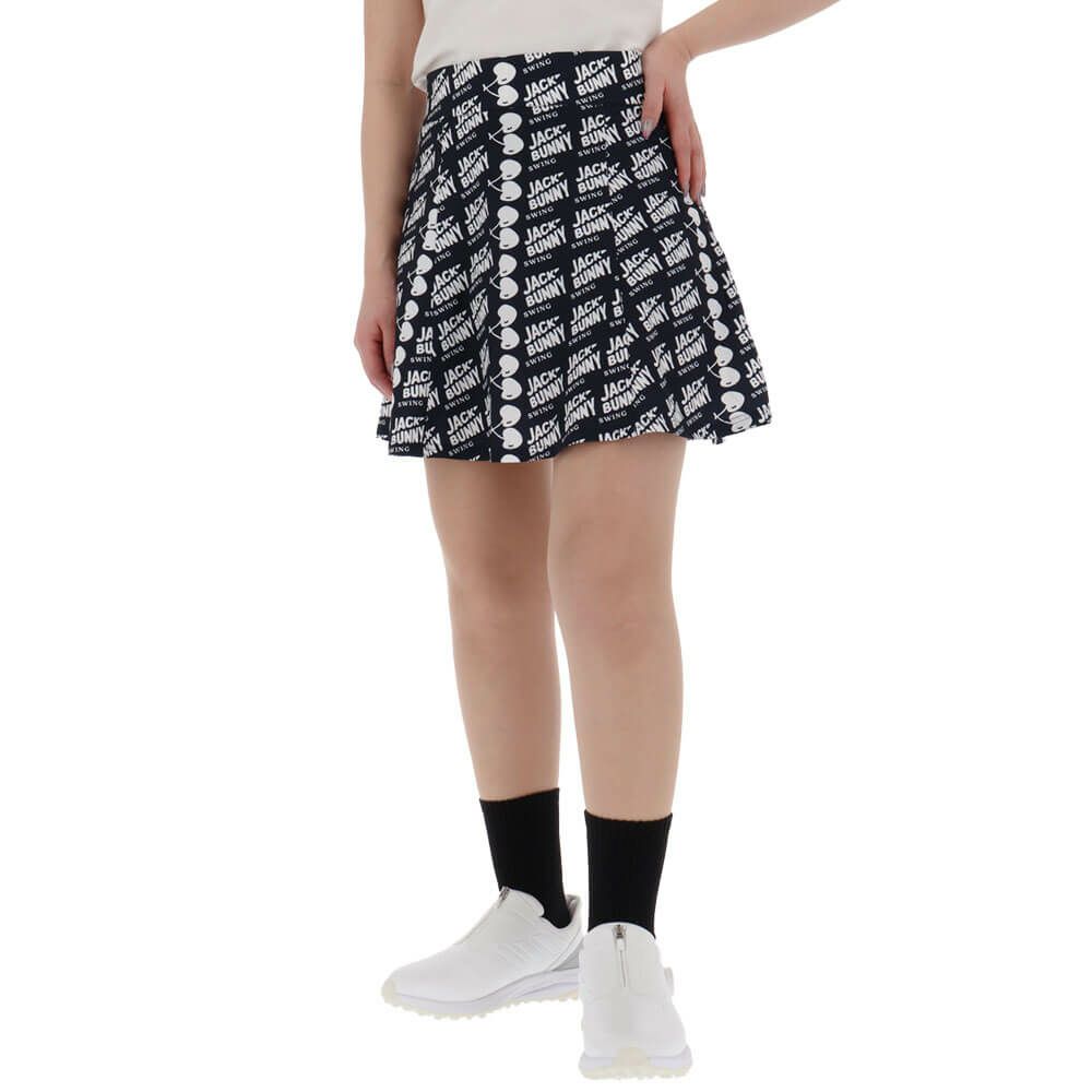 ジャックバニー Jack Bunny!!　レディース フルーツロゴ柄 メッシュ天竺 Dot Air インナーパンツ一体型 フレアー スカート 263-5134512　2025年モデル 詳細9