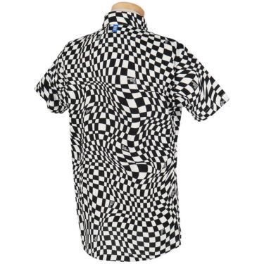 ルコック Le coq sportif　メンズ ロゴデザイン VICHY柄 半袖 ポロシャツ LG5SHS01M　2025年モデル 詳細3