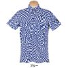 ルコック Le coq sportif　メンズ ロゴデザイン VICHY柄 半袖 ポロシャツ LG5SHS01M　2025年モデル 詳細6