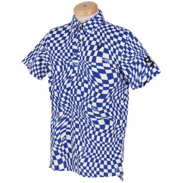 ルコック Le coq sportif　メンズ ロゴデザイン VICHY柄 半袖 ポロシャツ LG5SHS01M　2025年モデル 詳細8