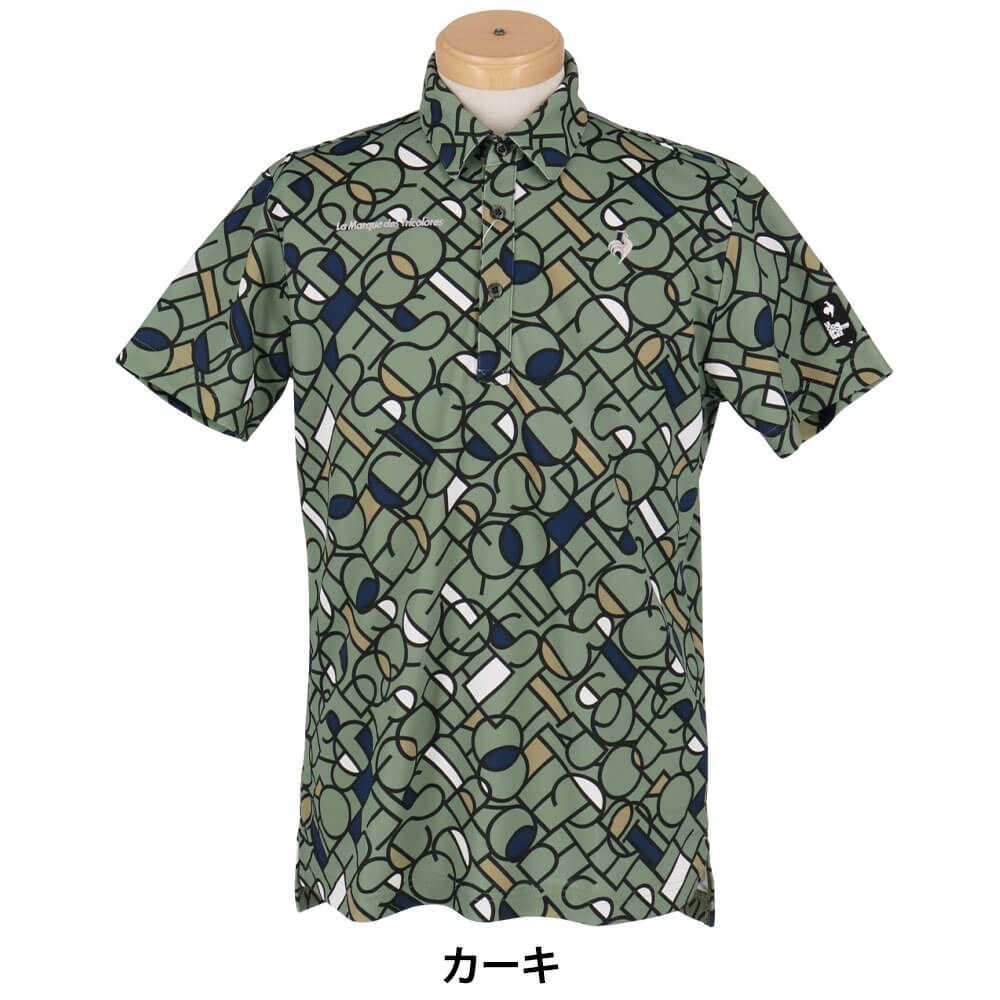ルコック Le coq sportif　メンズ カラーブロックグラフィック小柄 半袖 ポロシャツ LG5SHS03M　2025年モデル 詳細2