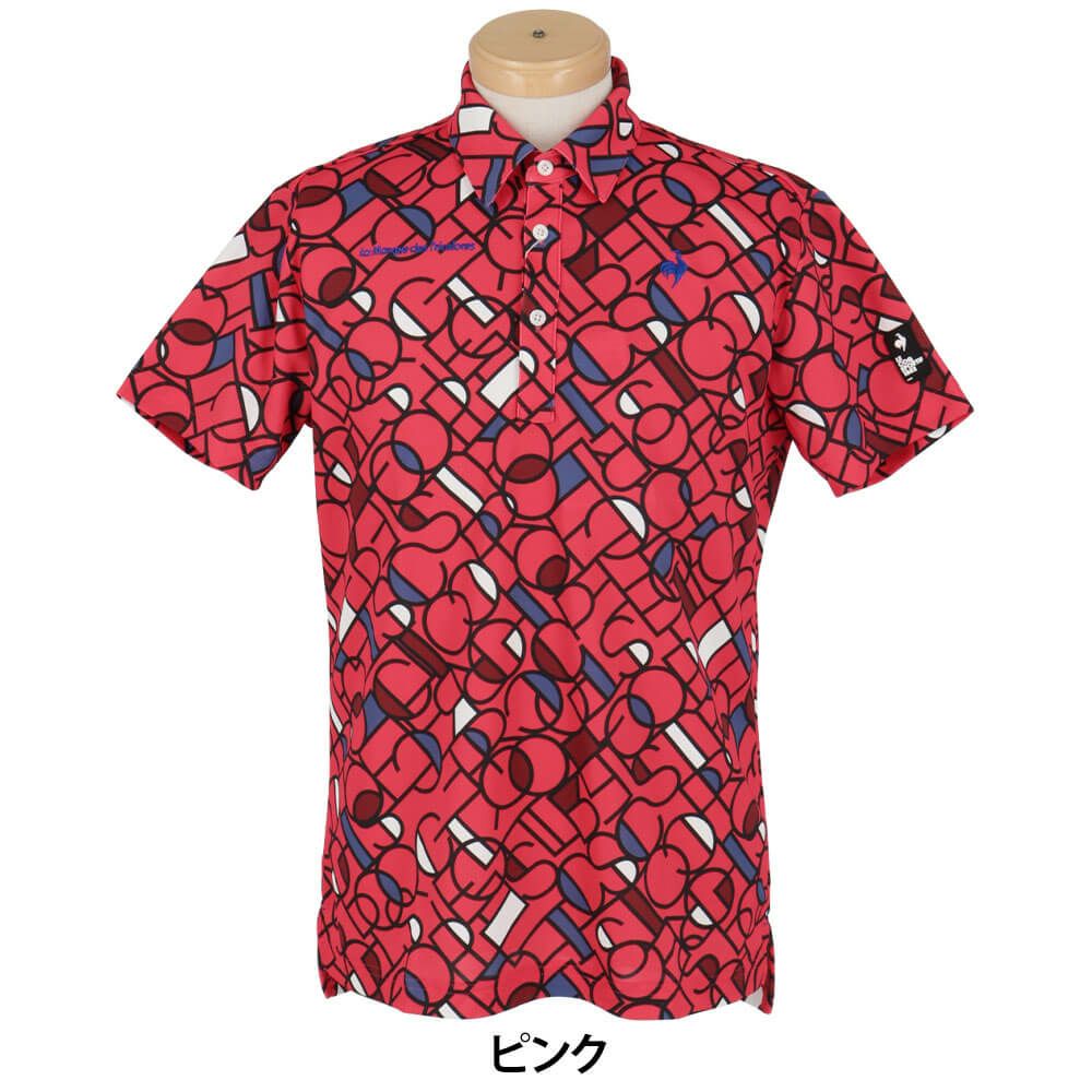 ルコック Le coq sportif　メンズ カラーブロックグラフィック小柄 半袖 ポロシャツ LG5SHS03M　2025年モデル 詳細5