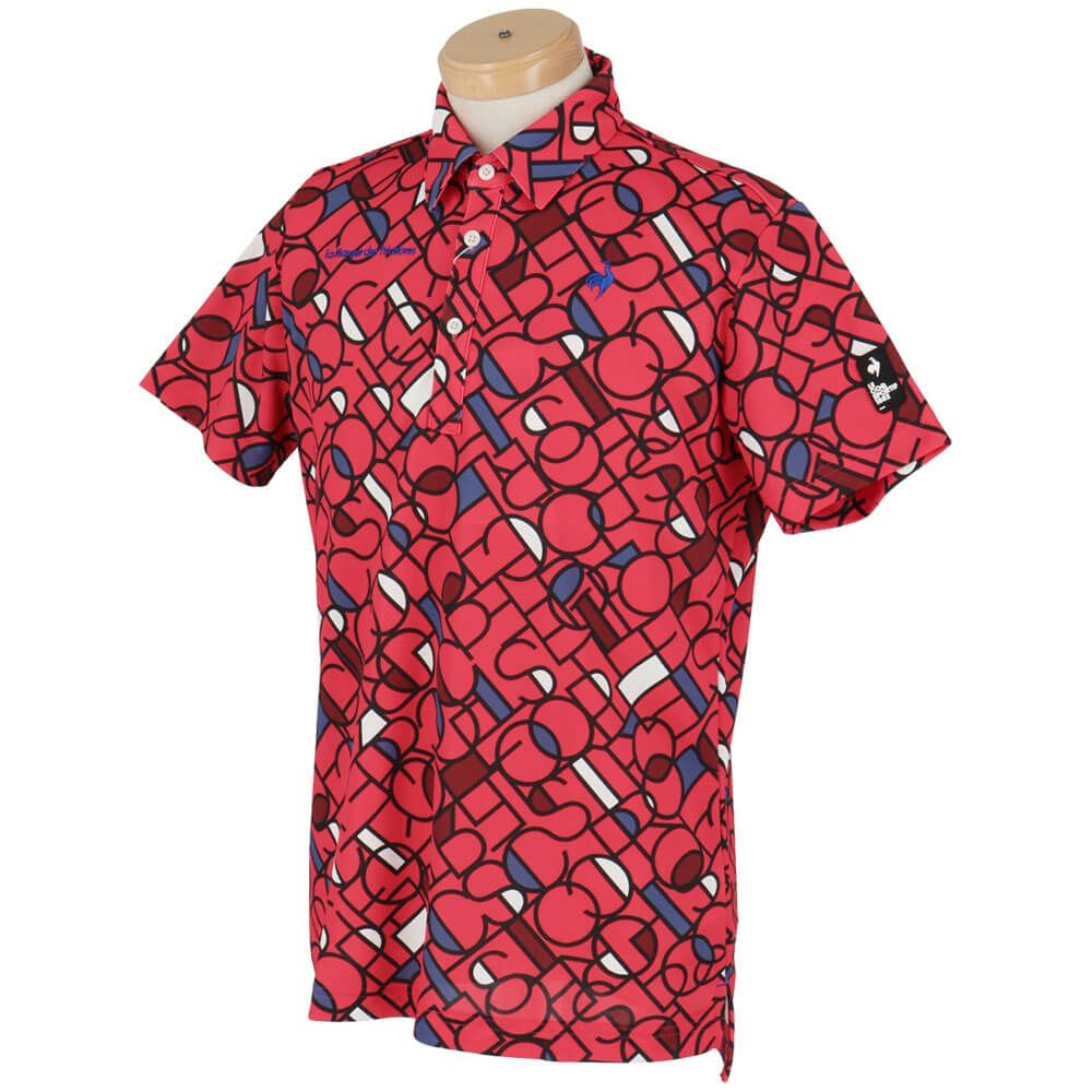 ルコック Le coq sportif　メンズ カラーブロックグラフィック小柄 半袖 ポロシャツ LG5SHS03M　2025年モデル 詳細7