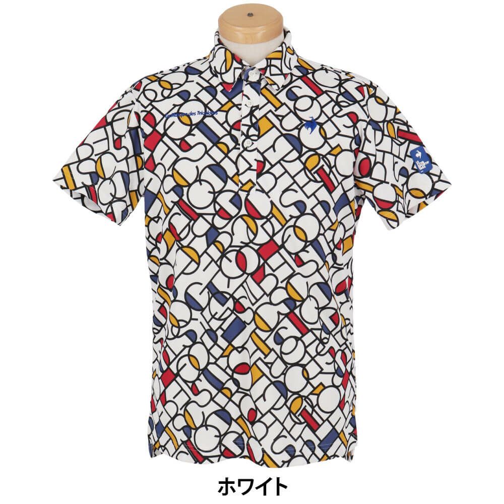 ルコック Le coq sportif　メンズ カラーブロックグラフィック小柄 半袖 ポロシャツ LG5SHS03M　2025年モデル 詳細8