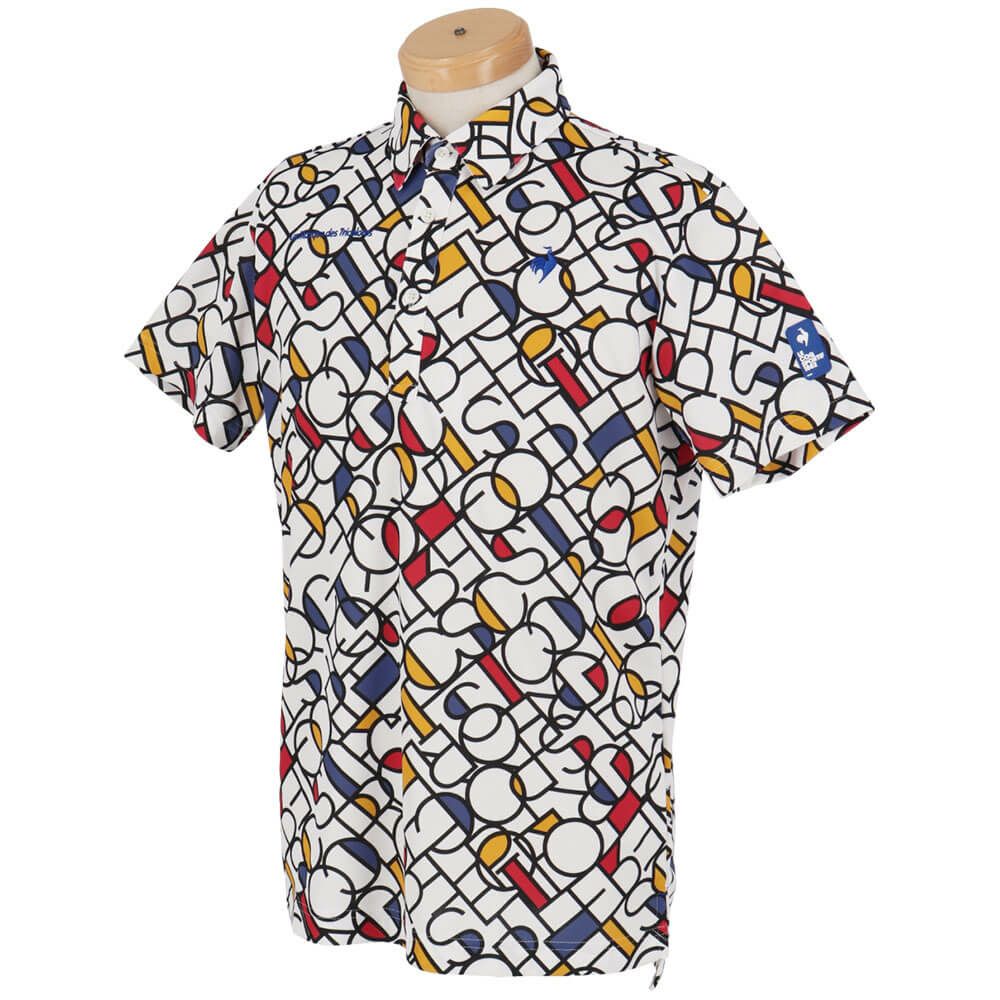 ルコック Le coq sportif　メンズ カラーブロックグラフィック小柄 半袖 ポロシャツ LG5SHS03M　2025年モデル 詳細10