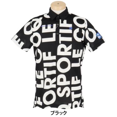 ルコック Le coq sportif　メンズ マルチカラーロゴ柄 半袖 ポロシャツ LG5SHS05M　2025年モデル 詳細2
