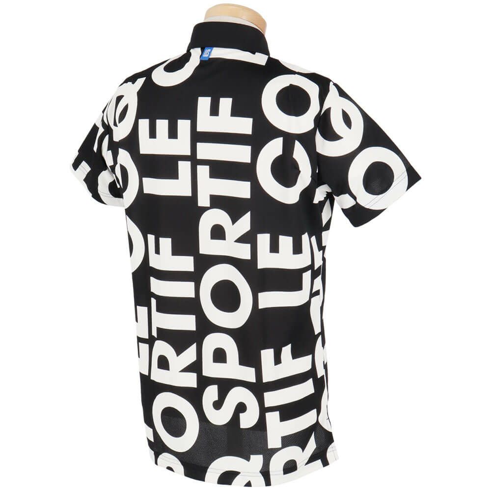 ルコック Le coq sportif　メンズ マルチカラーロゴ柄 半袖 ポロシャツ LG5SHS05M　2025年モデル 詳細3