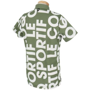 ルコック Le coq sportif　メンズ マルチカラーロゴ柄 半袖 ポロシャツ LG5SHS05M　2025年モデル 詳細6